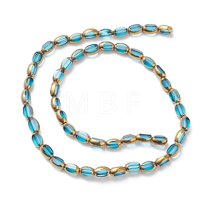 Electroplate Glass Beads Strands EGLA-K015-12A-1