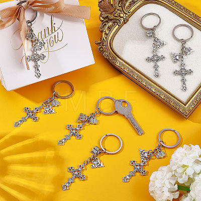 20Pcs Alloy Enamel Keychains KEYC-SC00057-1