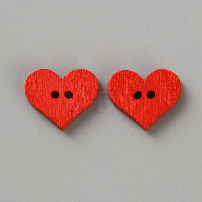 2-Hole Wooden Buttons BUTT-WH20005-06-1