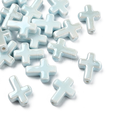 20Pcs Handmade Porcelain Beads PORC-YW0001-33I-1
