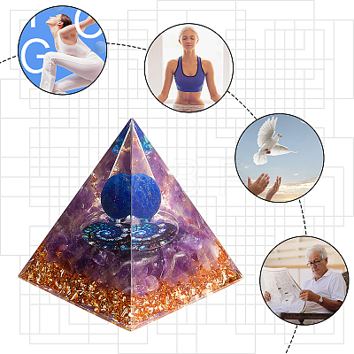 Crystal Epoxy Display Decorations DJEW-WH0034-26C-1