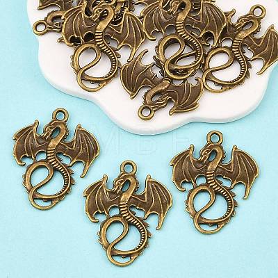 Tibetan Style Pendants TIBEP-K063kg-AB-NR-1