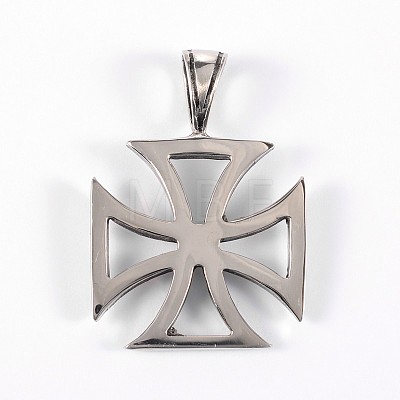 316 Surgical Stainless Steel Pendants STAS-E070-68-1