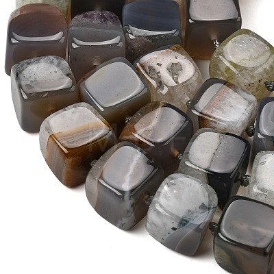 Natural Agate Beads Strands G-F820-I01-01-1