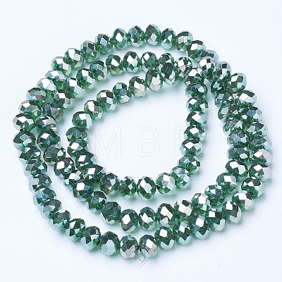 Electroplate Glass Beads Strands EGLA-A034-T2mm-C03-1