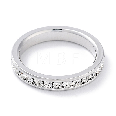 Brass Micro Pave Cubic Zirconia Finger Rings for Women KK-C077-12P-1