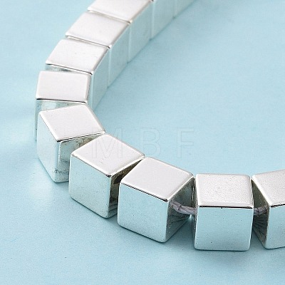 Electroplated Non-magnetic Synthetic Hematite Beads Strands G-C006-02S-1