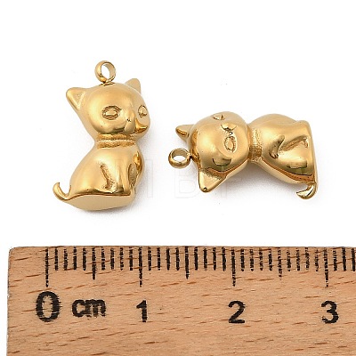 304 Stainless Steel Pendants STAS-G358-07G-04-1