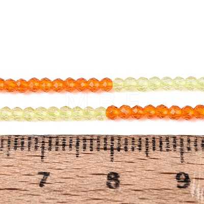 Transparent Glass Beads Strands GLAA-N074-01A-04-1