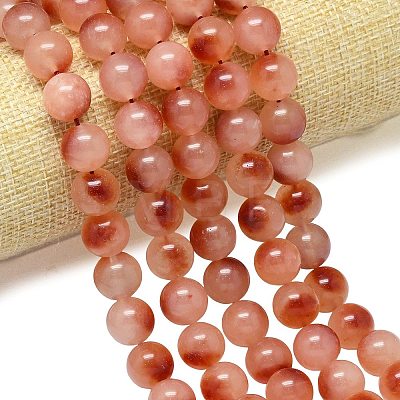 Natural Malaysia Jade Beads Strands G-B165-C01-14mm-1