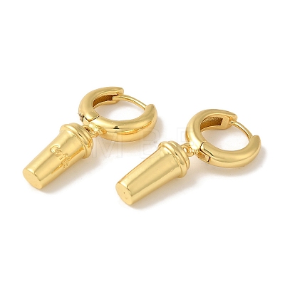 Rack Plating Brass Hoop Earrings EJEW-B062-46G-1