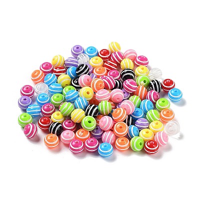 Opaque Acrylic Beads OACR-A027-03-1