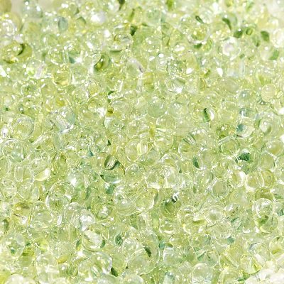 Transparent Baking Paint Glass Seed Beads SEED-A033-06A-10-1