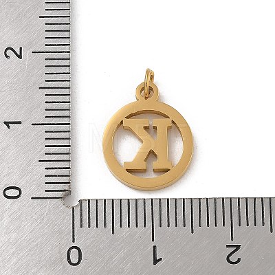 304 Stainless Steel Charms
with Jump Ring STAS-R001-02G-K-1