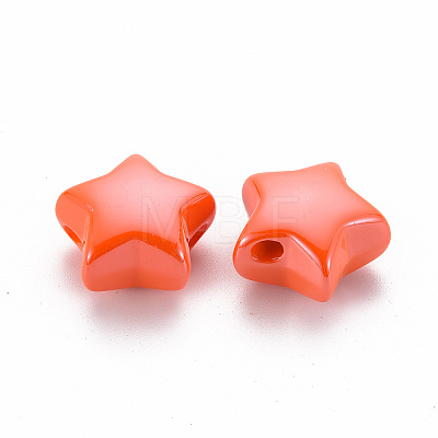 Opaque Acrylic Beads LS-MACR-S372-02B-84-1