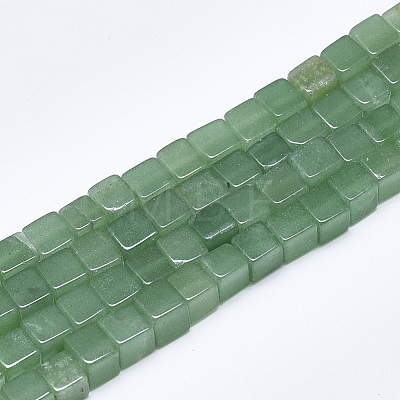 Natural Green Aventurine Beads Strands G-S357-G05-1