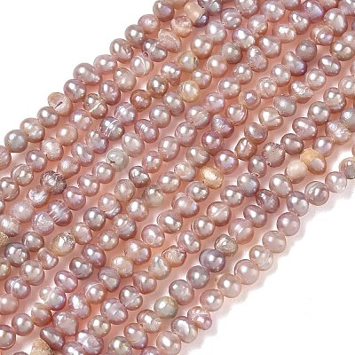 Natural Cultured Freshwater Pearl Beads Strands PA-CBAC463-21-1