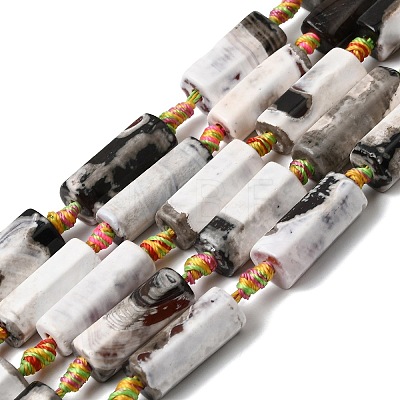 Natural Dyed & Heated Fire Crackle Agate Beads Strands G-H342-D01-01-1