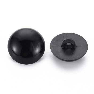1-Hole Plastic Buttons BUTT-N018-033B-01-1