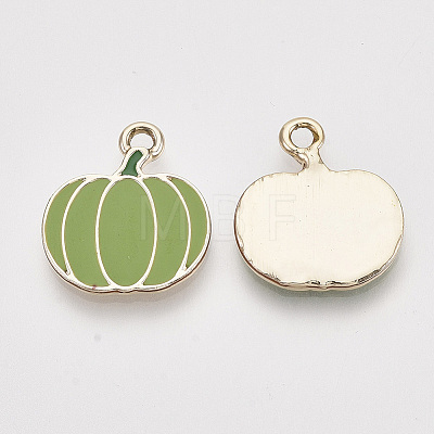 Autumn Theme Alloy Enamel Pendants LS-FIND-N048-025B-1
