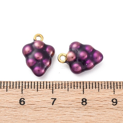 304 Stainless Steel Enamel Pendants STAS-B085-40G-02-1