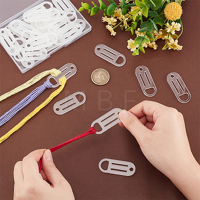 Acrylic Thread Winding Boards AJEW-PH0012-40B-1