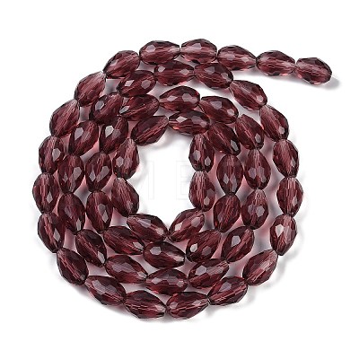 Transparent Imitation Jade Glass Beads Strands GLAA-N005-T4mm-D-2-1