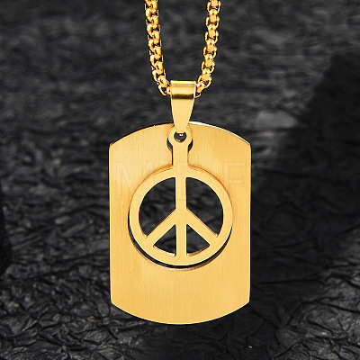 201 Stainless Steel Pendant Necklaces FS-WG18F67-01-1