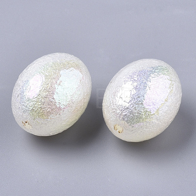 ABS Plastic Imitation Pearl Beads SACR-N009-31A-1