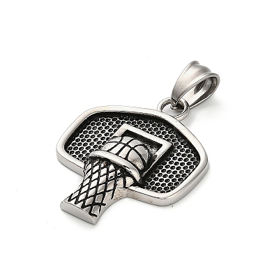 304 Stainless Steel Pendants STAS-Z126-07AS-1