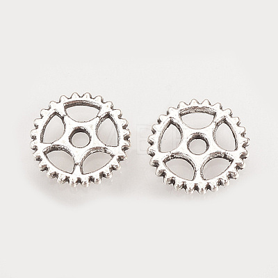 Tibetan Style Alloy Steampunk Charms LS-X-TIBE-Q075-46AS-LF-1