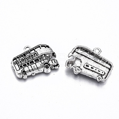 Tibetan Style Alloy Pendants TIBE-S323-030AS-RS-1