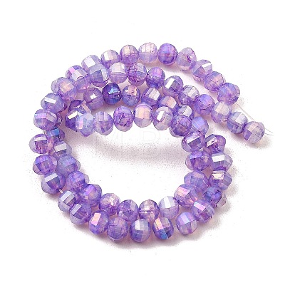 Imitation Jade Glass Beads Strands GLAA-P058-03A-06-1