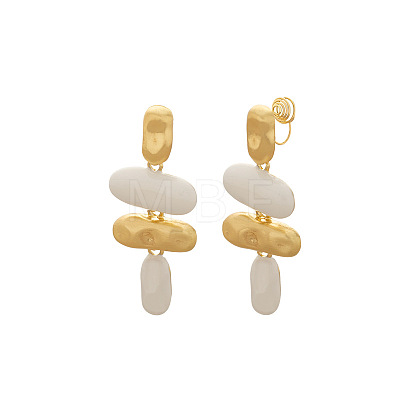 Alloy Enamel Clip-on Earrings FS-WGCBA5F-02-1
