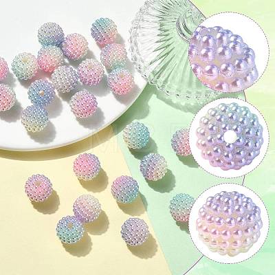 40Pcs Imitation Pearl Acrylic Beads OACR-FS0002-89A-11-1