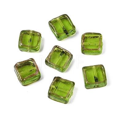 Handmade Gold Sand Lampwork Beads LAMP-N041-01F-1
