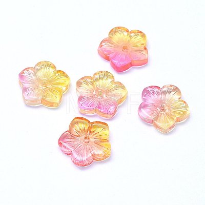 Transparent Glass Beads GLAA-H016-10J-7-1