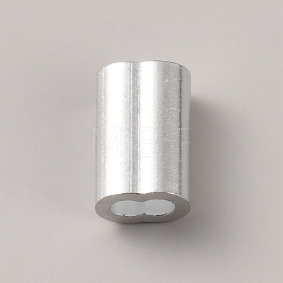 Aluminum Slide Charms ALUM-WH0005-02B-1