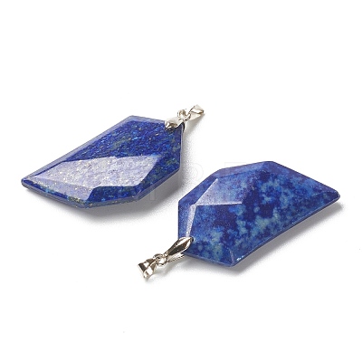 Natural Lapis Lazuli Pendants G-P445-D04-1