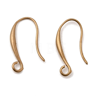 Brass S-Hook Clasps KK-I591-11C-1