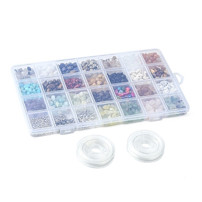 DIY Mixed Stone Bracelet Making Kit DIY-FS0003-38-1