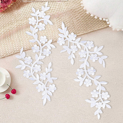 4Pcs Polyester Computerized Embroidery Cloth Iron on/Sew on Patches PATC-CY0001-80C-1