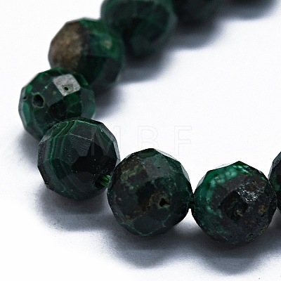 Natural Malachite Beads Strands G-G927-44-1