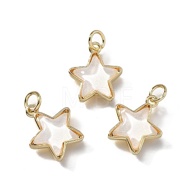 Brass Charms KK-Q043-01B-01G-1