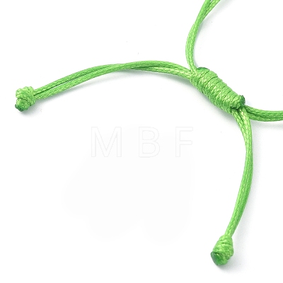 Alloy Enamel Clover Charm Bracelet BJEW-JB09850-01-1