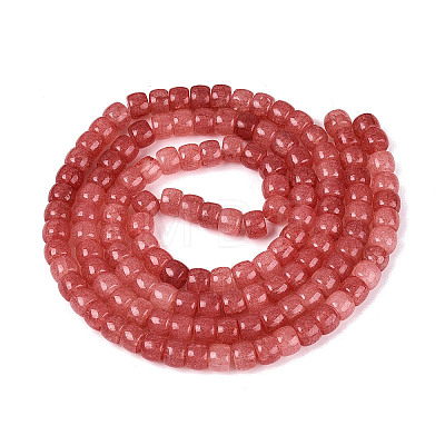 Ombre Effect Dyed Glass Beads Strands GLAA-Q106-05B-A08-1