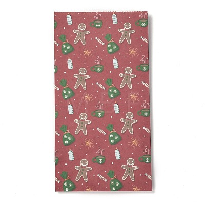 Christmas Theme Rectangle Paper Bags CARB-G006-01E-1