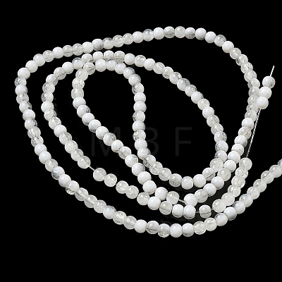 Crackle Glass Beads X1-GLAA-U001-4mm-07-1