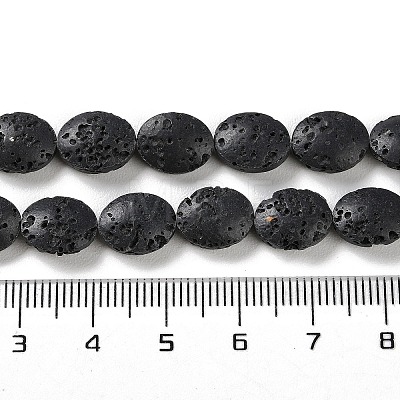 Natural Lava Rock Dyed Beads Strands G-H311-01-09-1