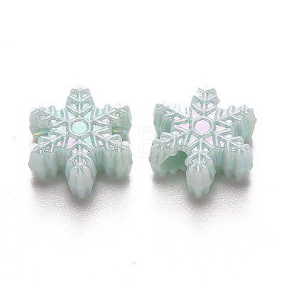 Opaque Acrylic Beads SACR-R250-04B-1